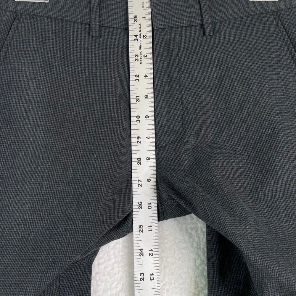 J.Crew Slim Bedford Pants Mens 30x30 Grey Micro Houndstooth Dress Trousers